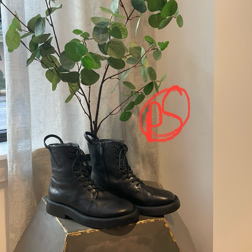 Black Leather Boots